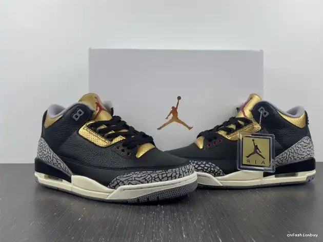 Air WMNS Jordan Gold CK9246-067 Black 3 0513